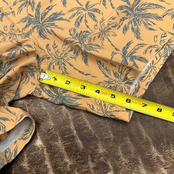 NWT Faherty Shorts Mens 36 Orange Hybrid Board Shorts Casual Beach Adult NWT - Picture 7 of 9